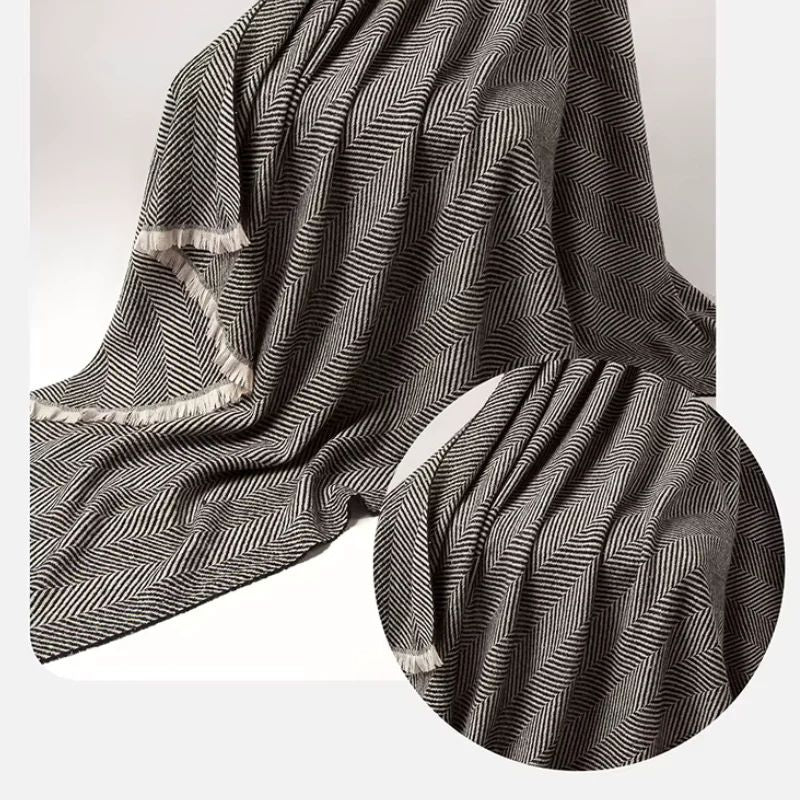Super Soft Throw Blanket Sofa – Luxury Queen Size Wool Blanket