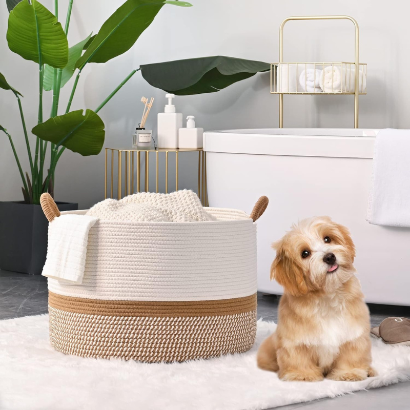King-size Durable woven storage basket extra large storage basket