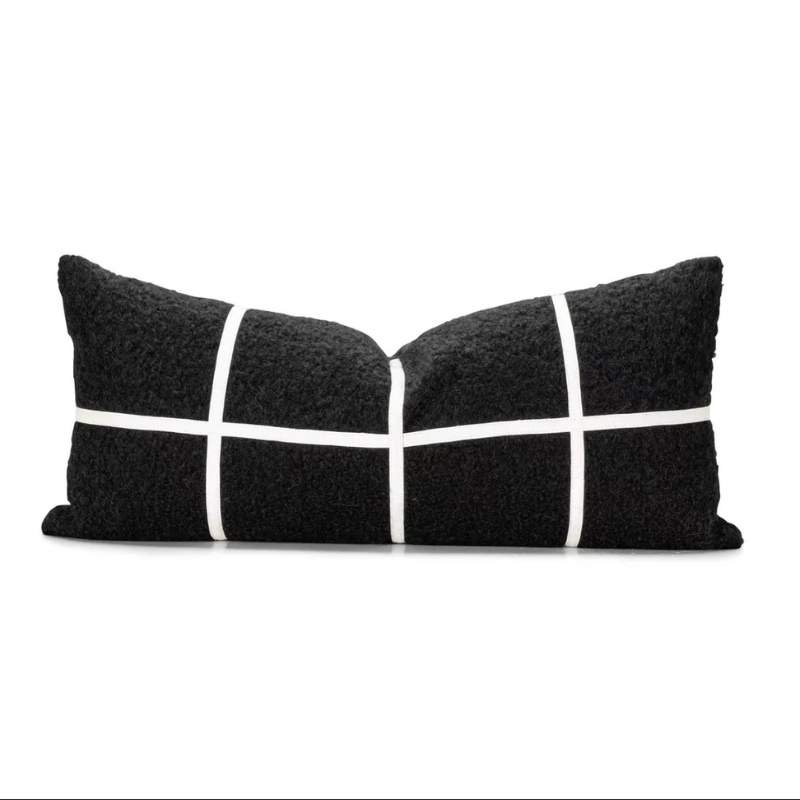 Modern Accent Pillows Black And White