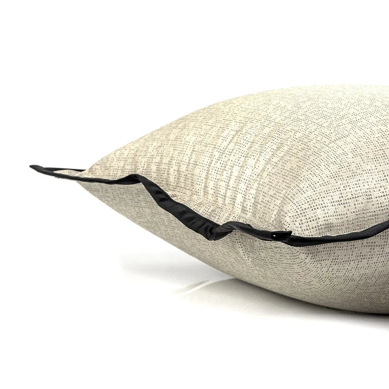 Modern Gold Accent Pillows showing it from the other side