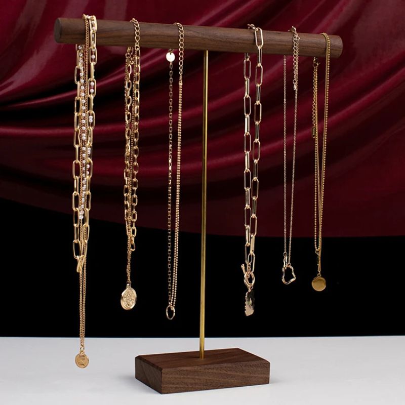 Wooden Jewelry Organizer Stand large size product display