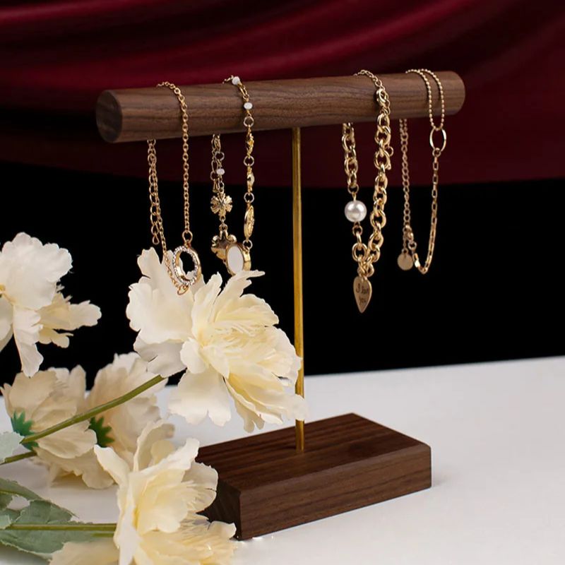 Wooden Jewelry Organizer Stand small size lifestyle