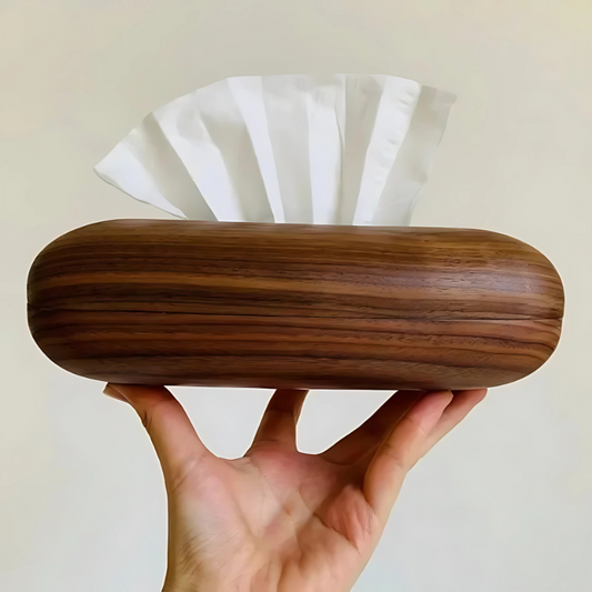 Modern Tissue Box Cover – Premium Wood Tissue Box Cover for Elegance 