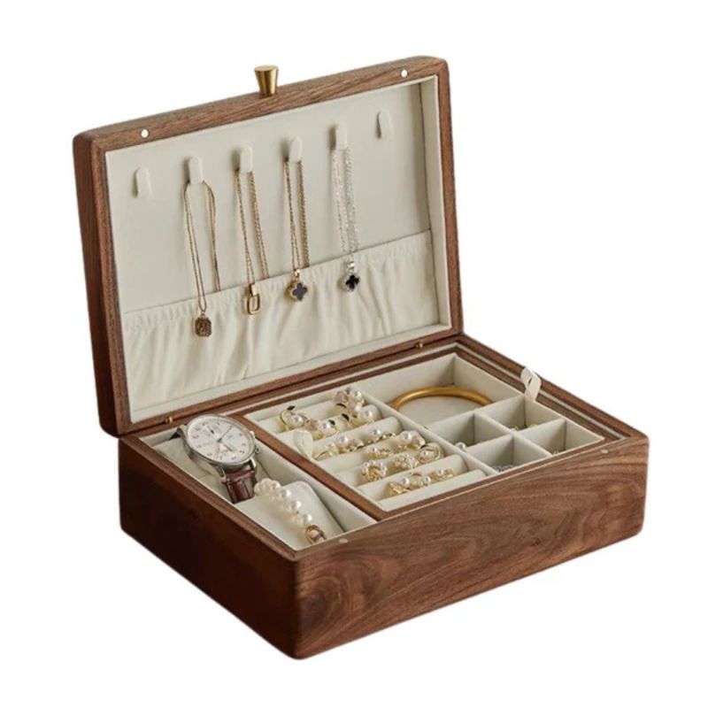 Luxury Solid Wood Jewelry Storage Box