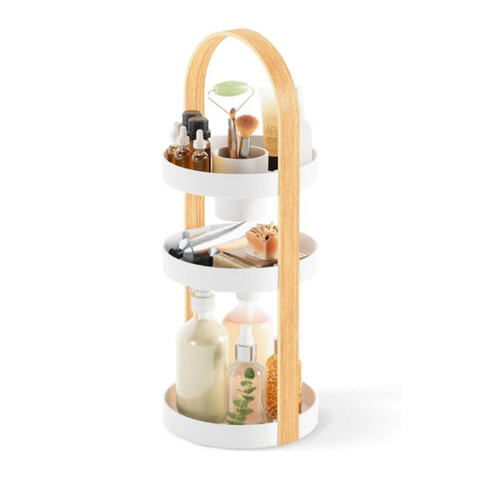 3 Tiers Cosmetic Organizer White Color