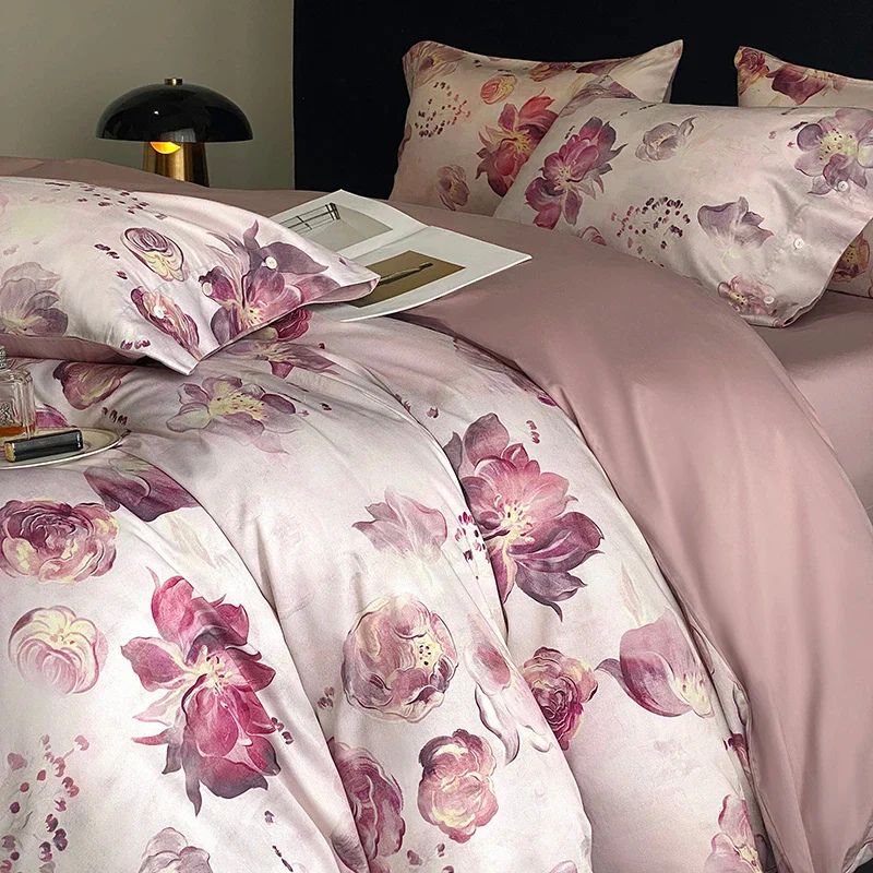 Luxury Floral Duvet Cover – Full-Size Duvet Sets with Soft Cotton