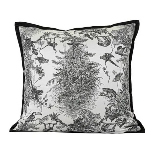 Decorative Black And White Pillow Covers For Sofa