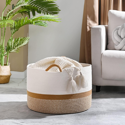 King-size Durable woven storage basket laundry basket storage​