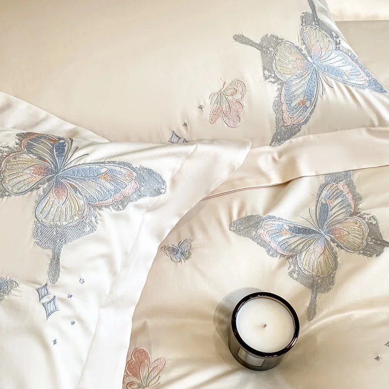 Luxury Butterfly Bedding Set - 800TC Egyptian Cotton Duvet