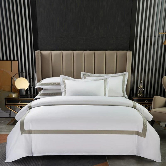 Luxury Hotel Bedding Set - 100% Cotton Bedding Sets (Egyptian Cotton, 600 TC) 