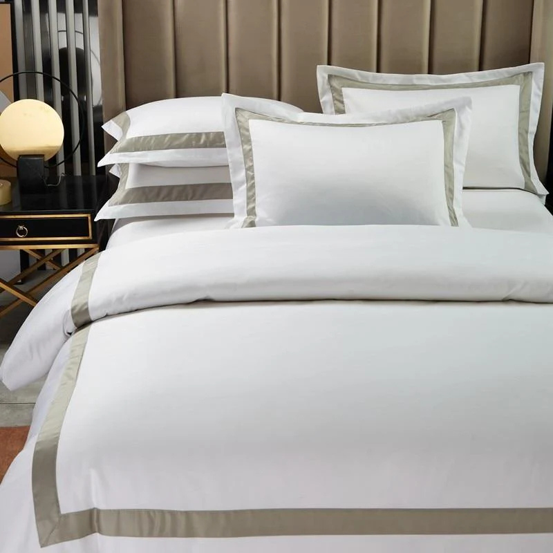 Luxury Hotel Bedding Set - 100% Cotton Bedding Sets (Egyptian Cotton, 600 TC) zoomed photo