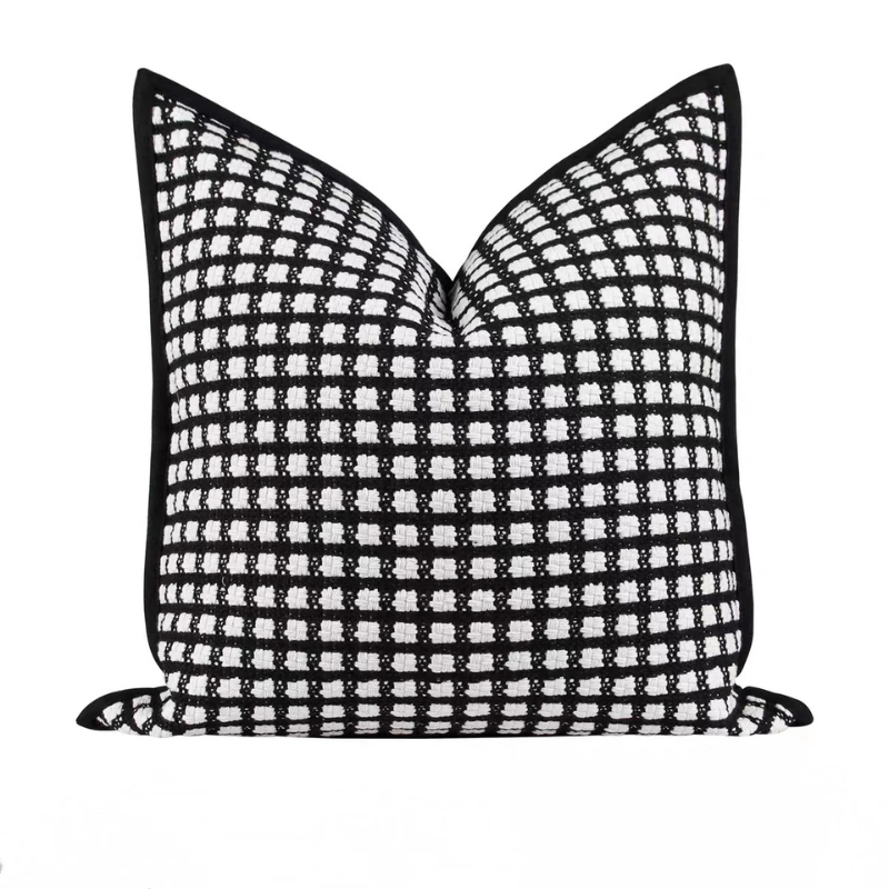 Modern Accent Pillows Black And White 