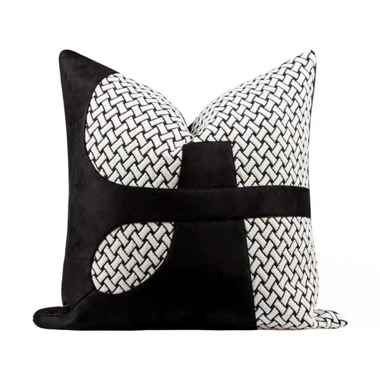 Modern Accent Pillows Black And White 