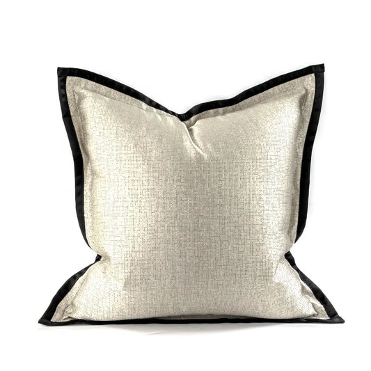 Modern Gold Accent Pillows showing it from the front