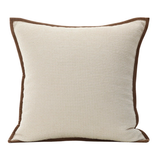 Modern Luxury Velvet Jacquard Cushion Cover Ash Color