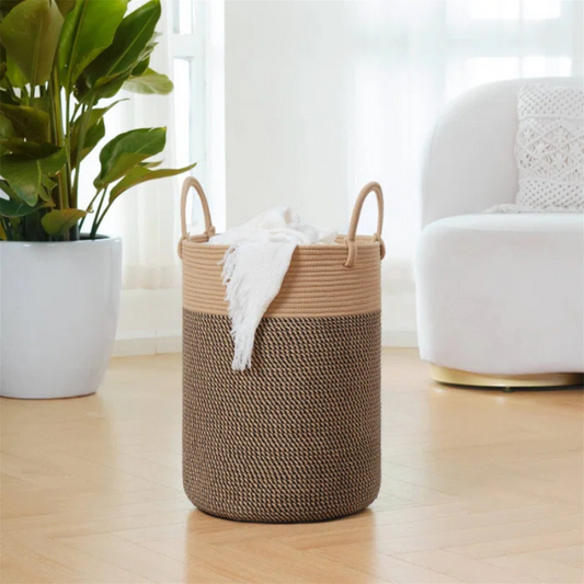 Woven Tote Basket - Wicker Basket large wicker basket​